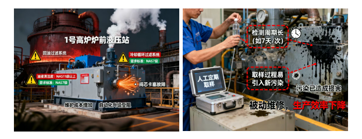 以鋼廠高爐液壓站為例:油液污染早預警,生產運維更科學 圖1